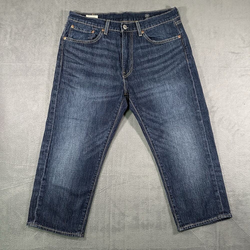 Levi’s Premium 505 Capri Jeans Women’s W32 Blue Medium Wash Denim